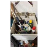 Tub of Cleaning/Garden Supplies