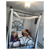 Metal Canopy Full size bed ** No other contents