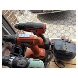 Lot of 2 Black & Decker Drills W Batteries