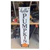 Hello Pumpkin Fall Porch Sign