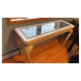White Wooden Sofa Table