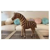 Zebra Statue 16 Inches Tall