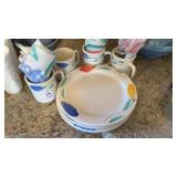 Pier one Italian pottery service for 4