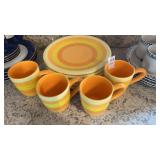 Todayï¿½s Living stoneware, yellow and orange
