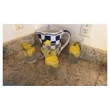 VTG Lemonade Pitcher & Tumblers