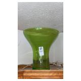 Green Glass Vase