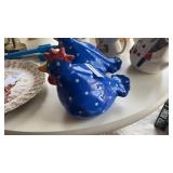 Mesa International Ceramic Chicken Figurines