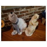 Polar bears one eye missing