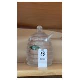 Shannon Crystal Honeycomb Sugar Jar