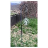 Garden Hook W Hummingbird Decor