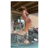 Rustic Rooster Statue