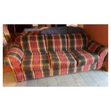 Sealy Plaid Sofa