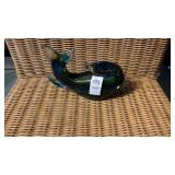 Hand Blown glass fish item in Murano-style art