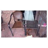 Patio Chair and Side Table