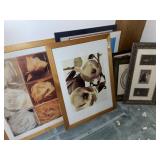 Framed artwork prints & photo frames- lot of