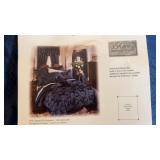 Classic Navy Queen Comforter, Shams, Skirt,