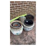 Lot of Decorative Flower Pots