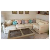 White Norwalk Sectional Couch
