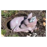 Cement Deer Garden Decor