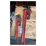 2 Ridgid Pipe Wrenches