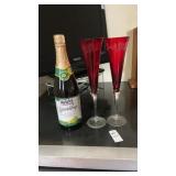 2 Vintage Lenox Holiday Gems Ruby Fluted