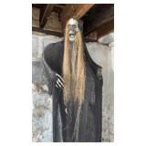 Skull Witch Halloween Decoration