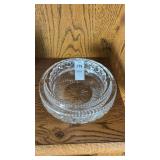 Heavy Crystal Glass Ashtray