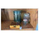 Lot of Glass Jars