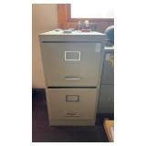 Metal 2 Drawer Filing Cabinet