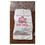 Vintage Red Ranger Dog Food Bag