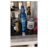 Pittsburgh Steeler Beer and Soda Cans