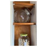 Glass Canister Jar, Peanut Jar, and Coffee Maker