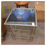 Mirror top accent table 15x18 1/2