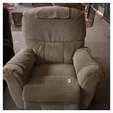 Brown  lazy boy rocking recliner