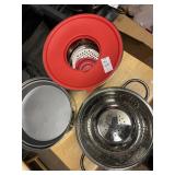 Kitchenware- variety Colander, bowl, baking