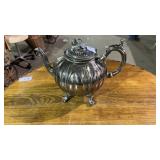 Shaw & Fisher Silver Plated Tea Kettle