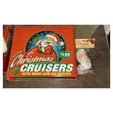 Santa Pull- back Cruisers & porcelain Santa
