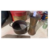Copper Vase and Pot
