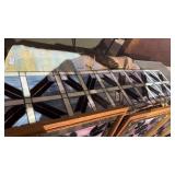 75x18 Stained Glass Panel NEEDS WORK