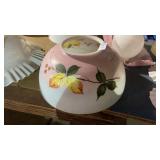 14in. Painted Glass Lamp Shade