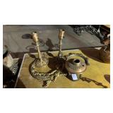 Antique Brass Lamp Parts