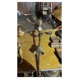 Large Antique Brass Light Fixture