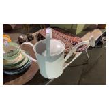 White Metal Watering Can