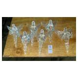 6 Acrylic Angel Ornaments