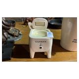 Yankee Candle Holder Ceramic Wringer Washer