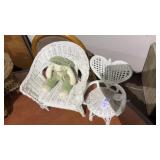 White Wicker Doll Furniture