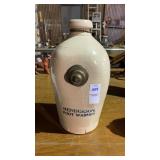 vintage Henderson Foot Warmer stoneware crock