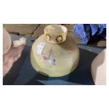 Painted Glass Lamp Shade 10in.