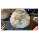 Painted Glass Lamp Shade 14in.