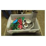 Cookie cutters and kitchen utensils